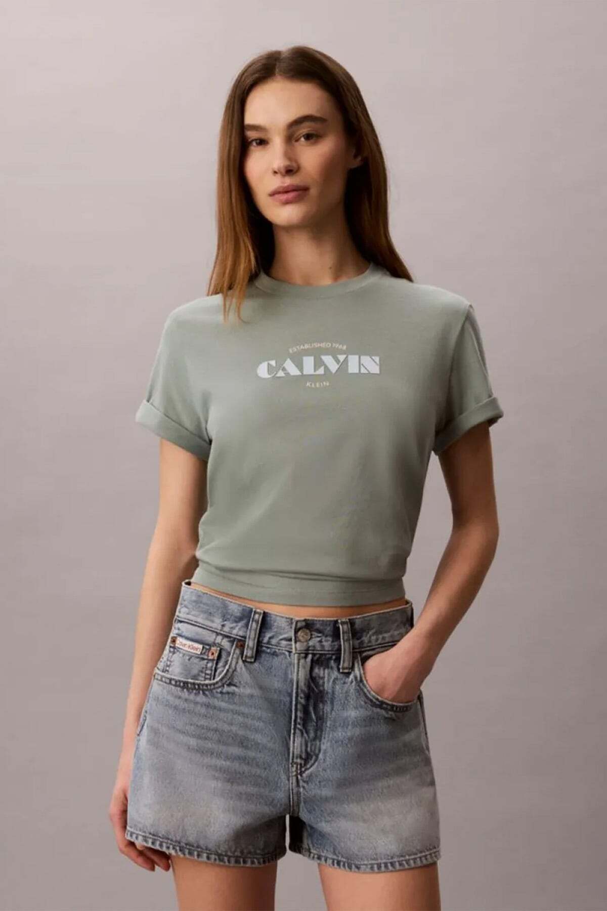 تیشرتزنانهCalvin Kleinسبز
