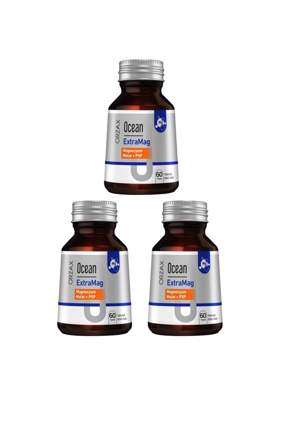 Orzax Ocean Extramag Magnezyum Malat 60 Tablet 3 Lü Paket - Fiyatı