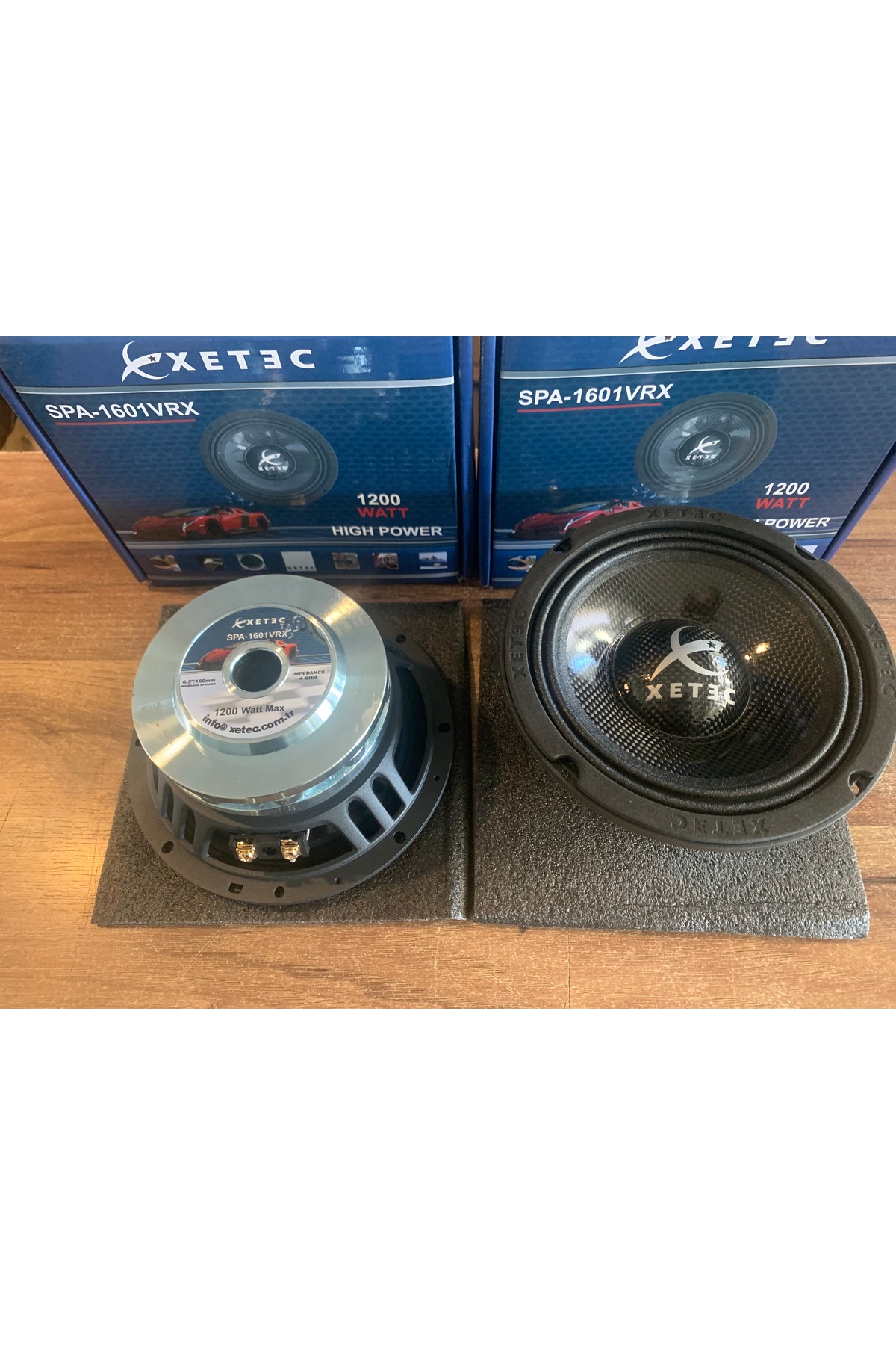 XETEC Deniz Sound Garage 16 cm Neo Midbass SPA 1601VRX 1200 Watt