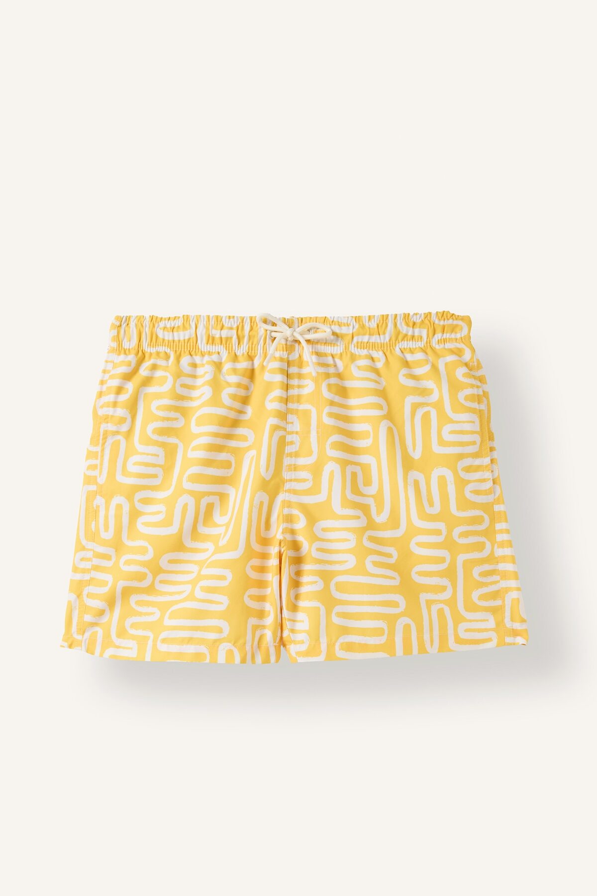 Defacto Stripe Patterned Lace-Up Swim Shorts G7413Ax26Hs