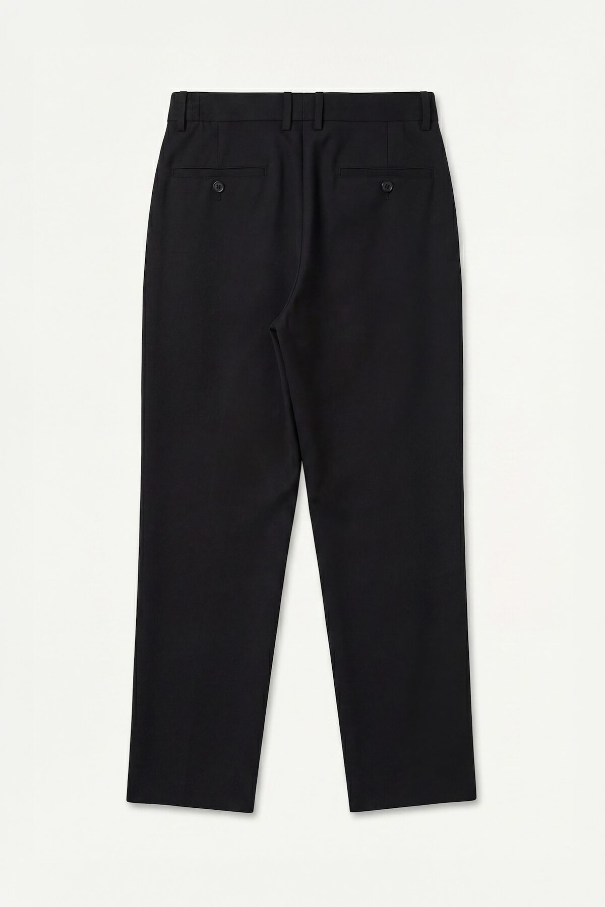 Baggy Fit Elastik Bel Düz Paça Basic Pantolon H4949AX26AU — مشکی — تصویر 2 از 2