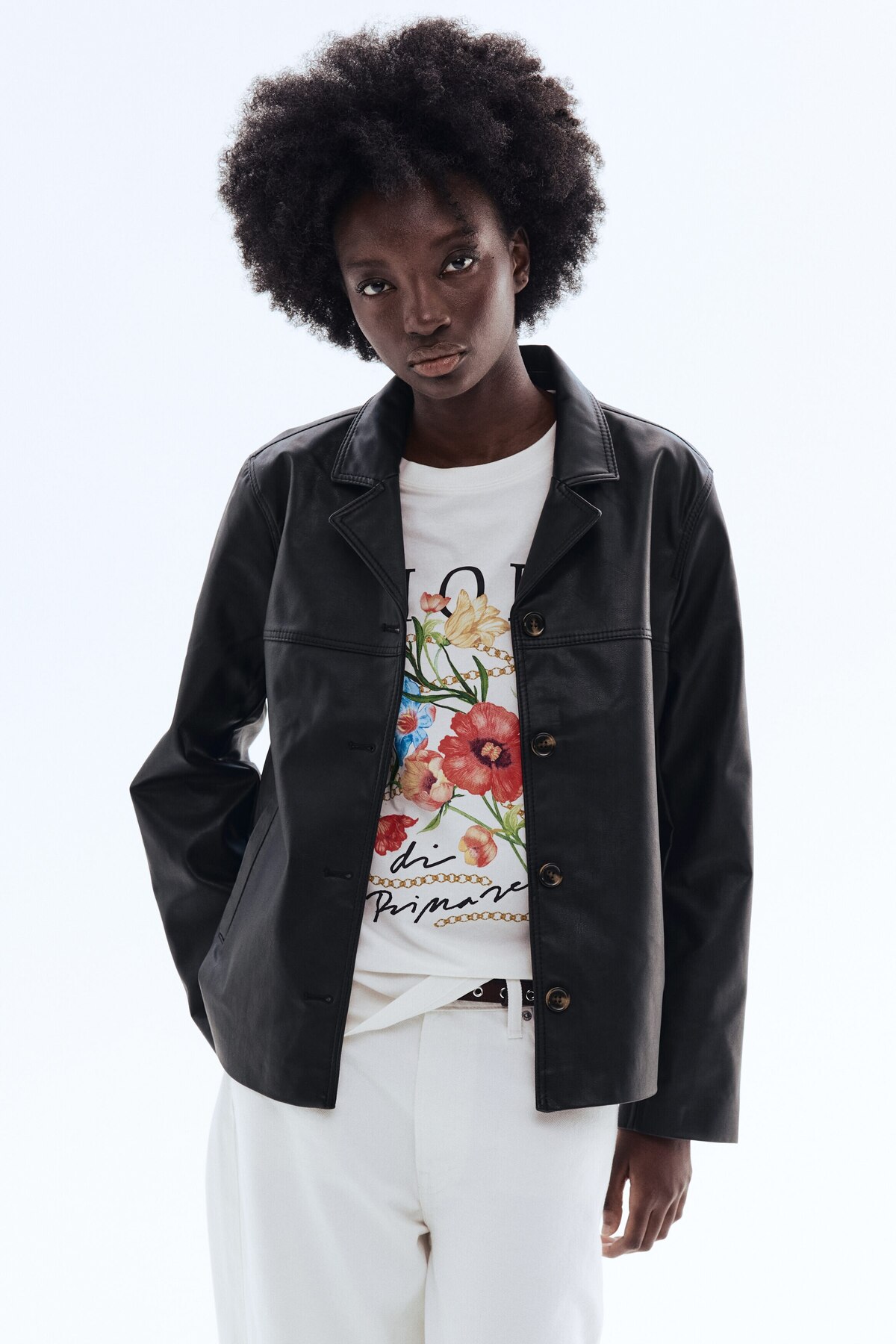 H&M Kaplamalı Ceket görsel 3