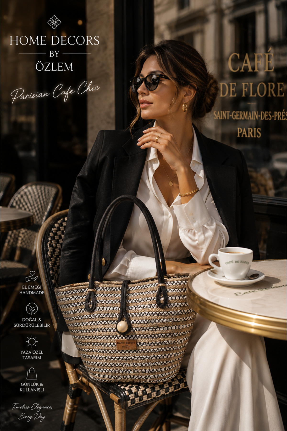 Gradient Midi Size Hand Sleeve Bag Straw Bag Beach Bag Casual Bag Handmade-20x35cm