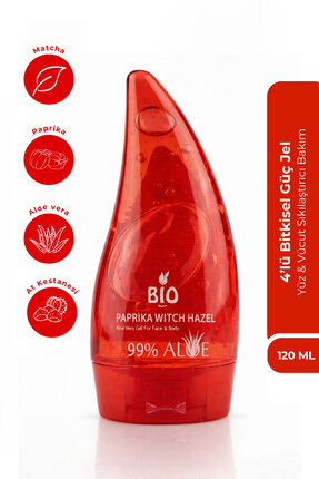 Bio Asia 4’lü Bitkisel Güç Jel – Aloe Vera + Matcha + At Kestanesi + Paprika ...