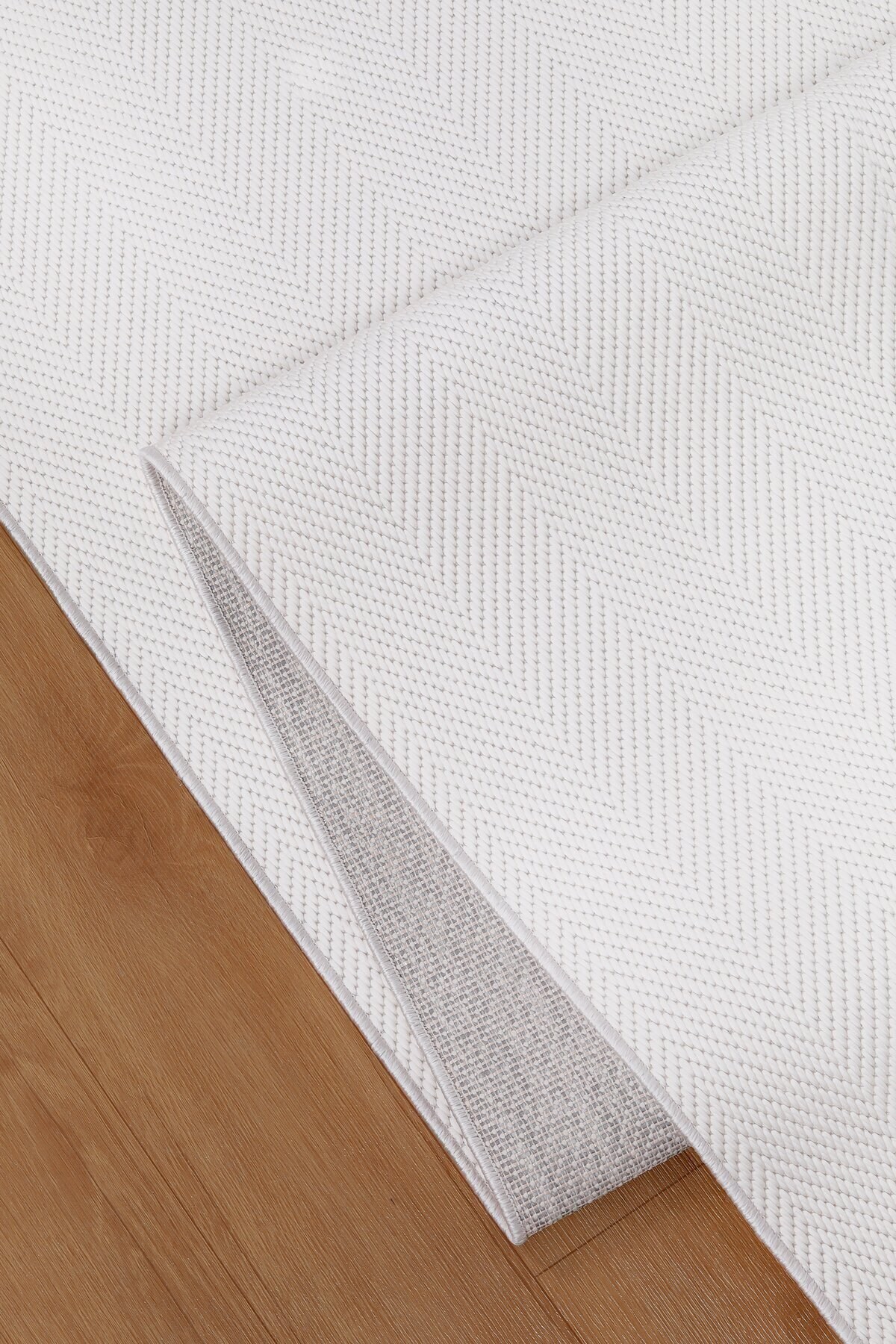 Loom Next Generation White Sisal Soft Woven Kitchen Corridor Rug Non-Slip Cotton Sole Carpet 7101A