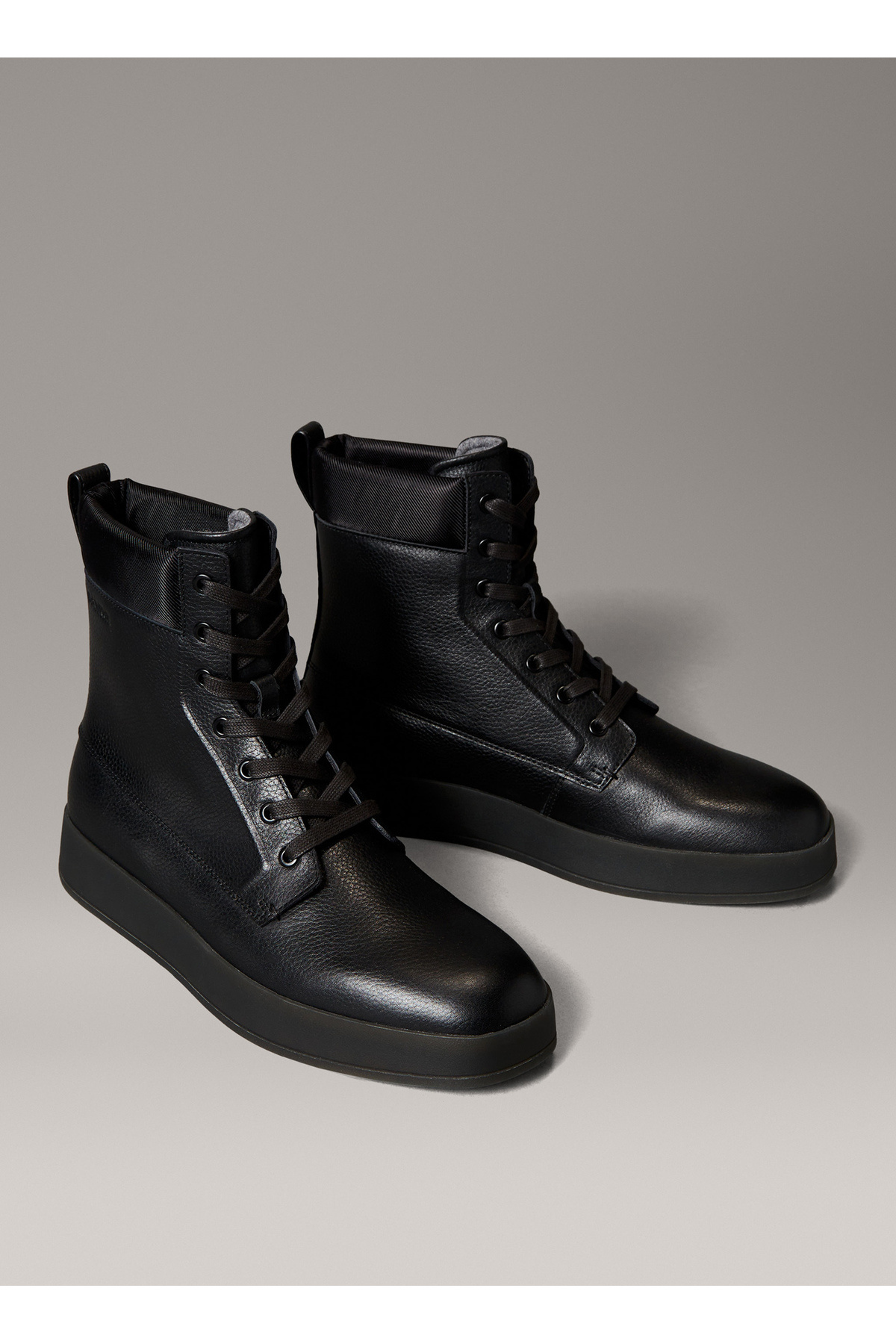 Calvin Klein Siyah Erkek Bot HYBRID CUP HIKING LACE UP LTH W görsel 3