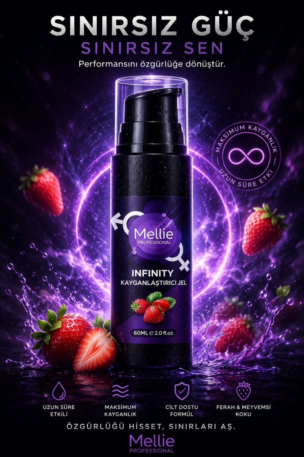 Mellie Professional Kayganlaştırıcı Z’evk Arttırıcı U’yarıcı, Su Bazlı Kadın Jel 60ml (ÇİLEKLİ) Ürün - Fiyatı, Yorumları