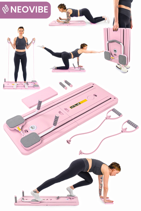 NEOVİBE R4 Elite Pilates Board Çok Fonksiyonlu Egzersiz Aleti Pilates Reforme...