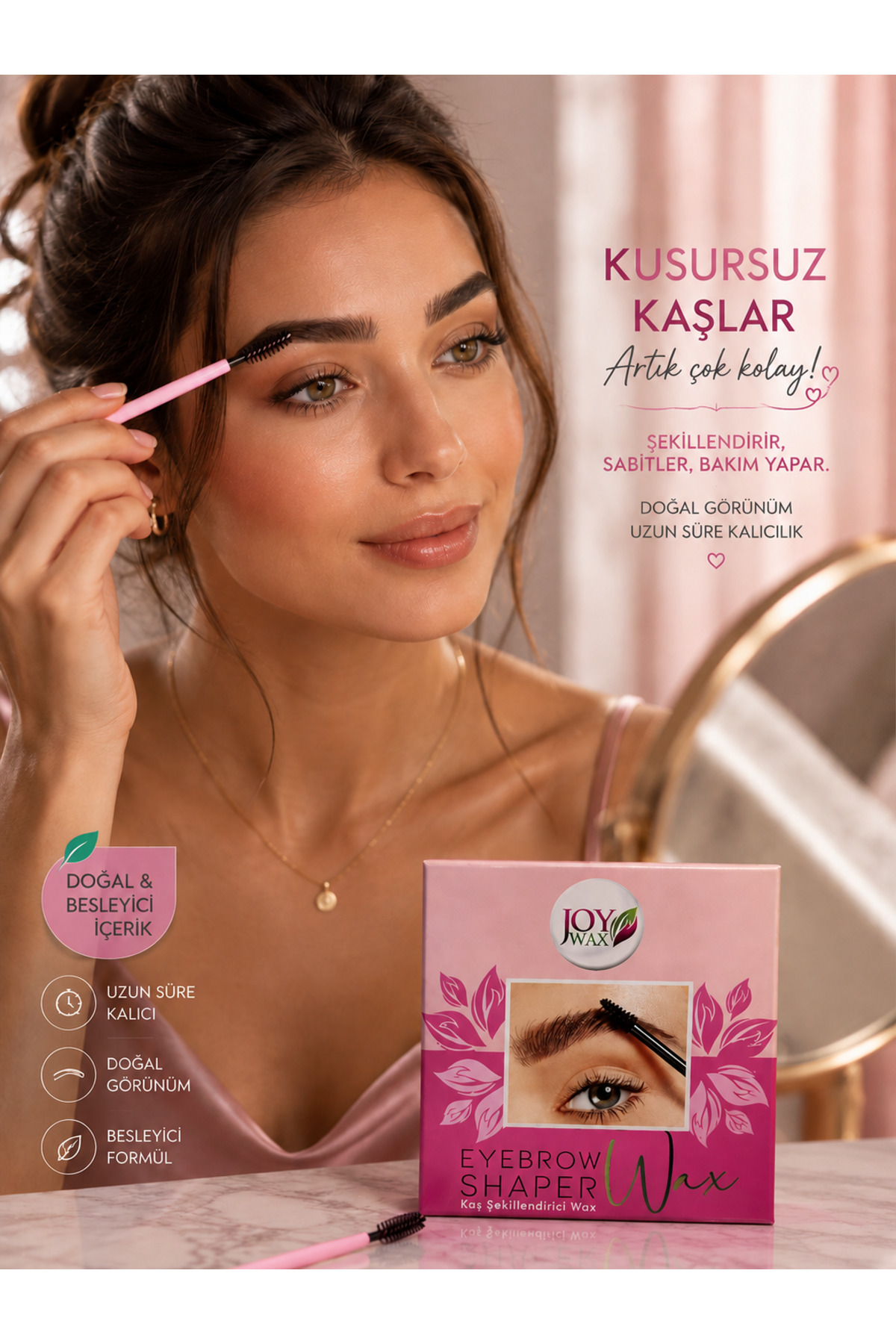 OVY Lサイズ KAJA daydream THM WAX JOYWAX Kaş Şekillendirici Ve Sabitleyici Wax Ve Iris Bitkisel Roll