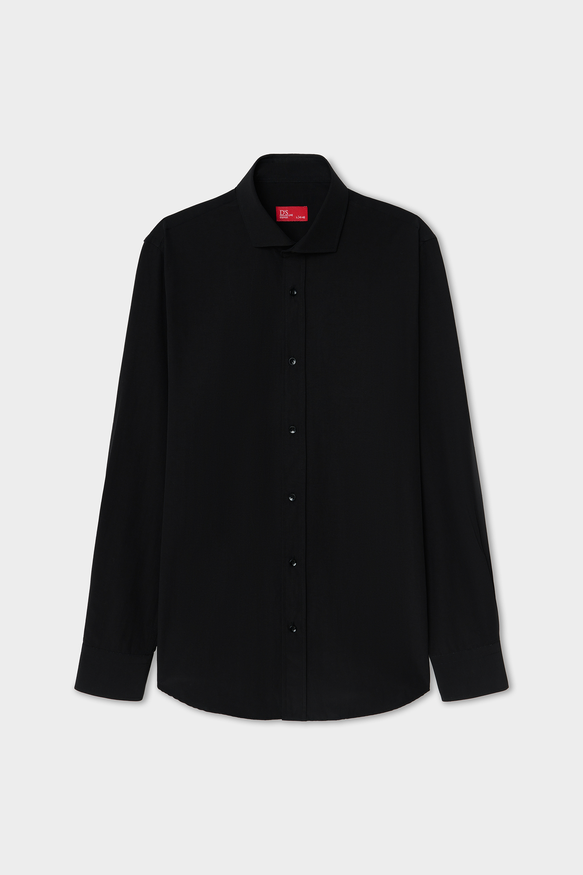 Ds Damat Slim Fit Siyah Nano Care Gömlek — مشکی 5HF02ORTSG01 — تصویر 5 از 6