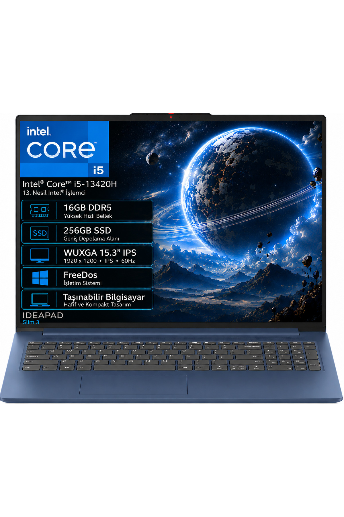 LENOVO IdeaPad Slim 3 15IRH10 83K10062TR-04 Intel Core i5 16GB