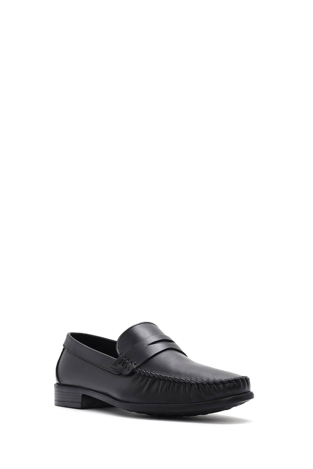 Derimod Erkek Siyah Deri Loafer 26SFD754118 görsel 7