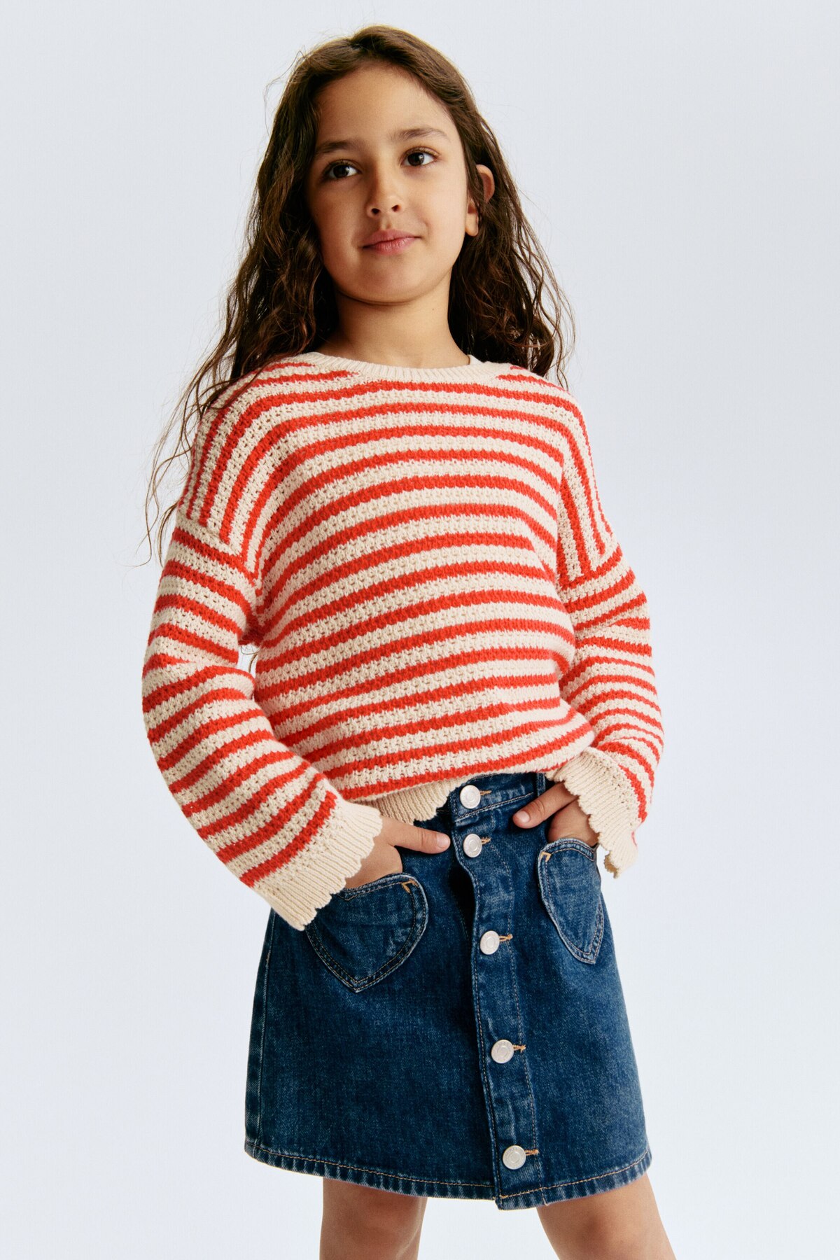 دامن جین بل اچ اند ام دامن H&M