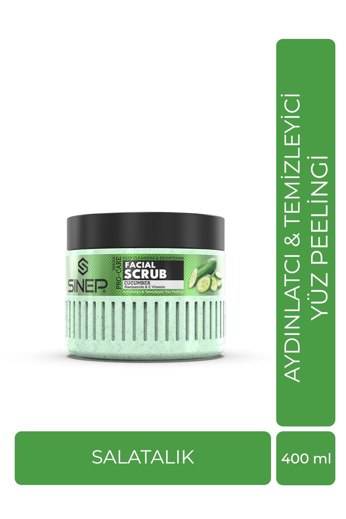Sinep FACE&BODY SCRUB 400ML 1- CUCUMBER — KB.VBU.0018.21302