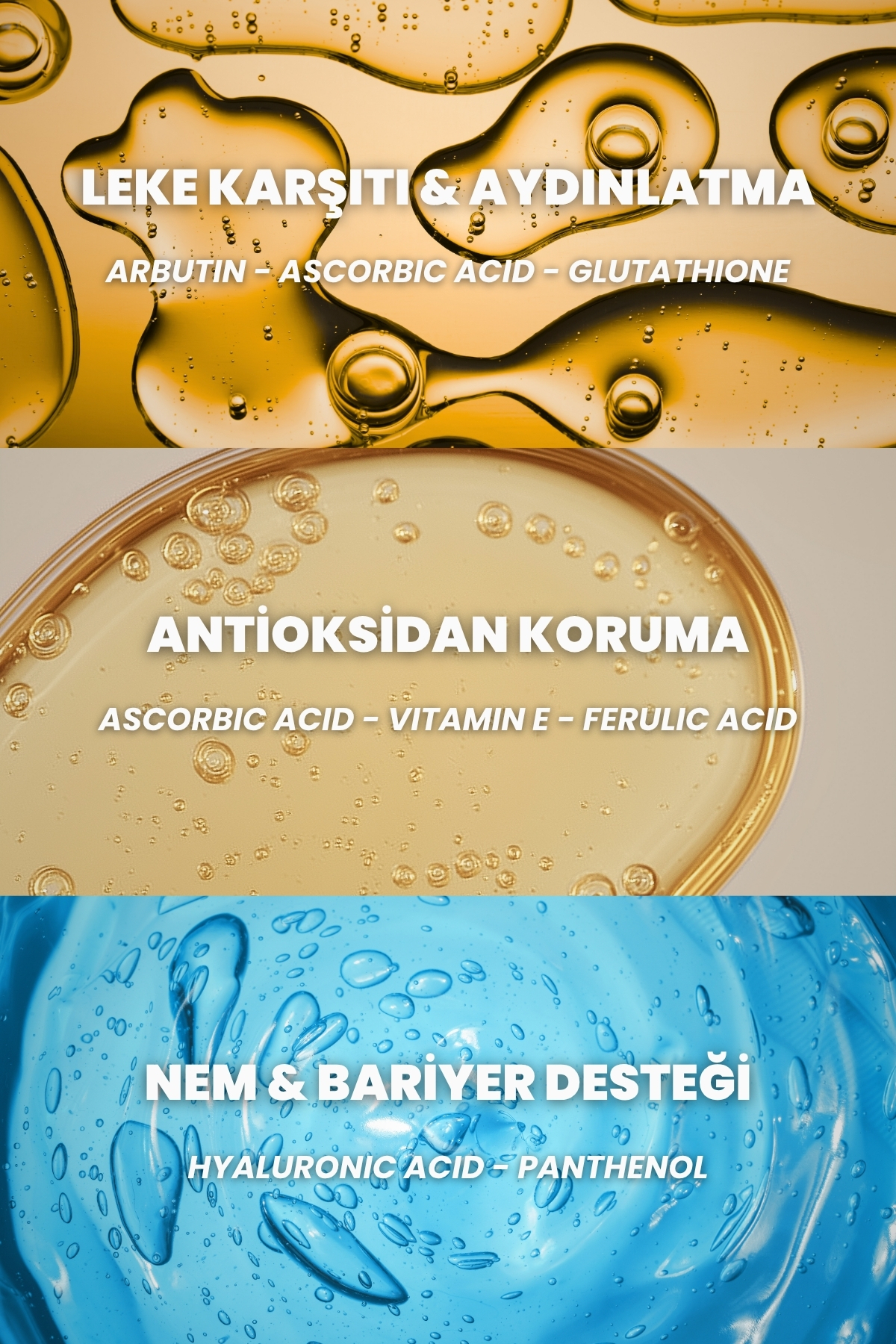 Leke Karşıtı Aydınlatıcı C Vitamini Perfection Serum Askorbik Asit, Arbutin, Hyaluronik Asit 30 ml — brightening — تصویر 4 از 8