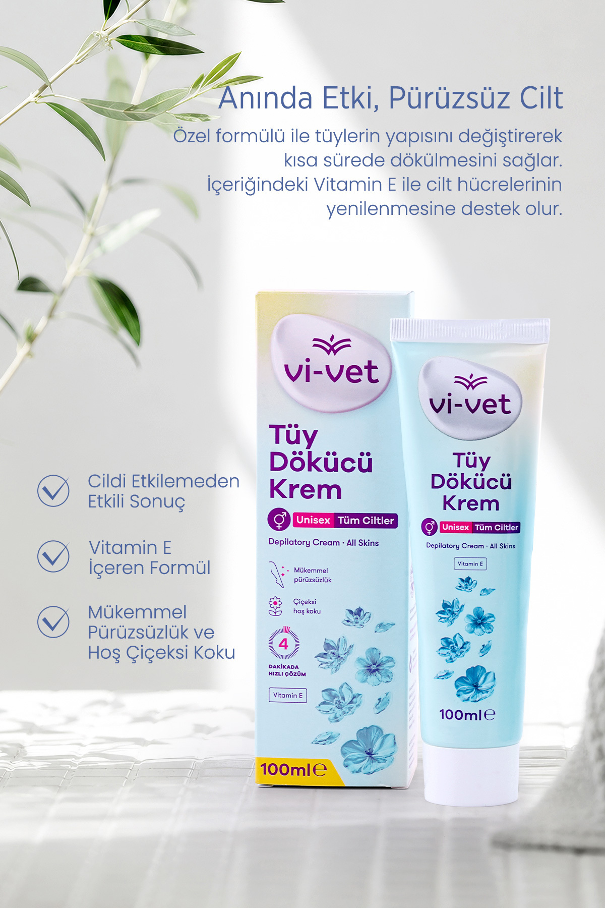 Tüy Dökücü Krem 100 ml — 8697422250025 — تصویر 4 از 9
