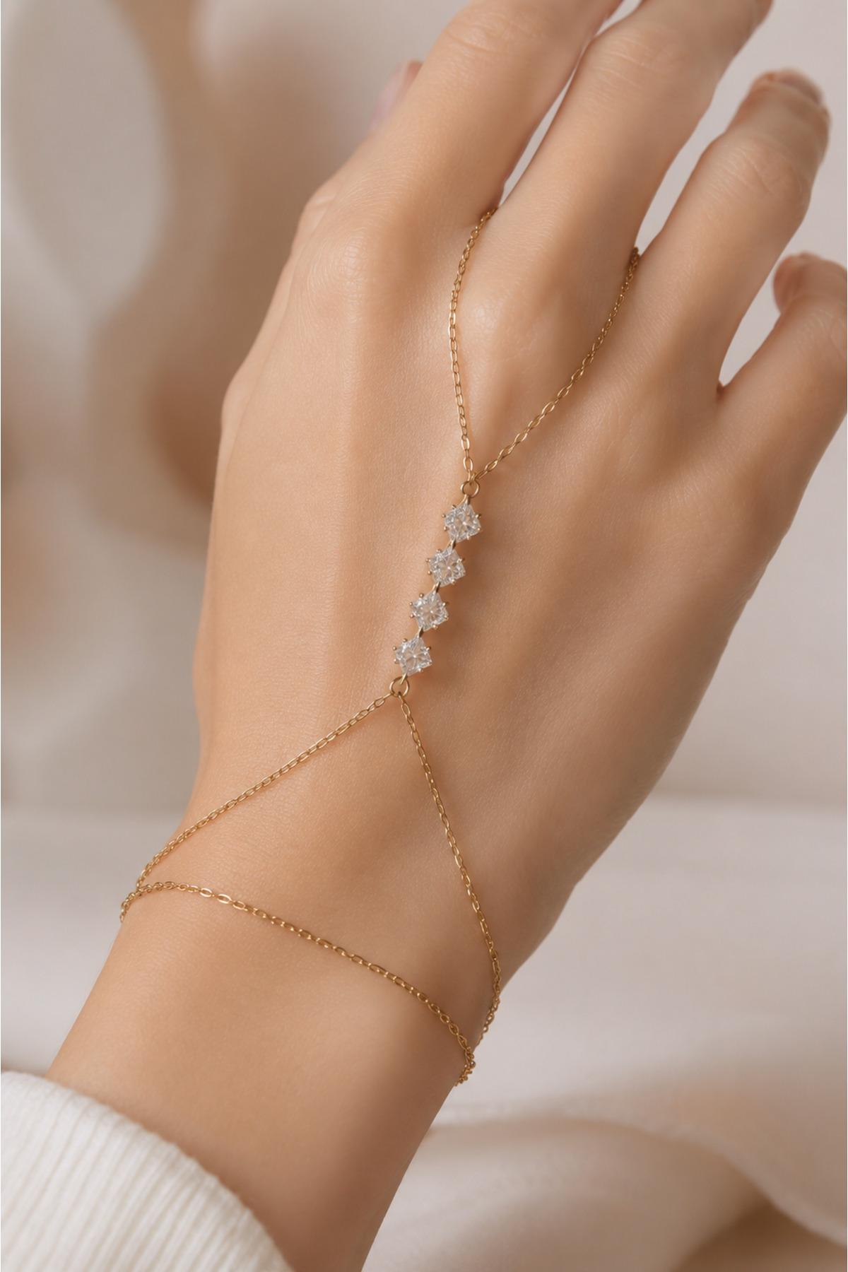 Women's Steel Shahmeran sequential KARETASLI - Gold Color - (SURPRISE GIFT)