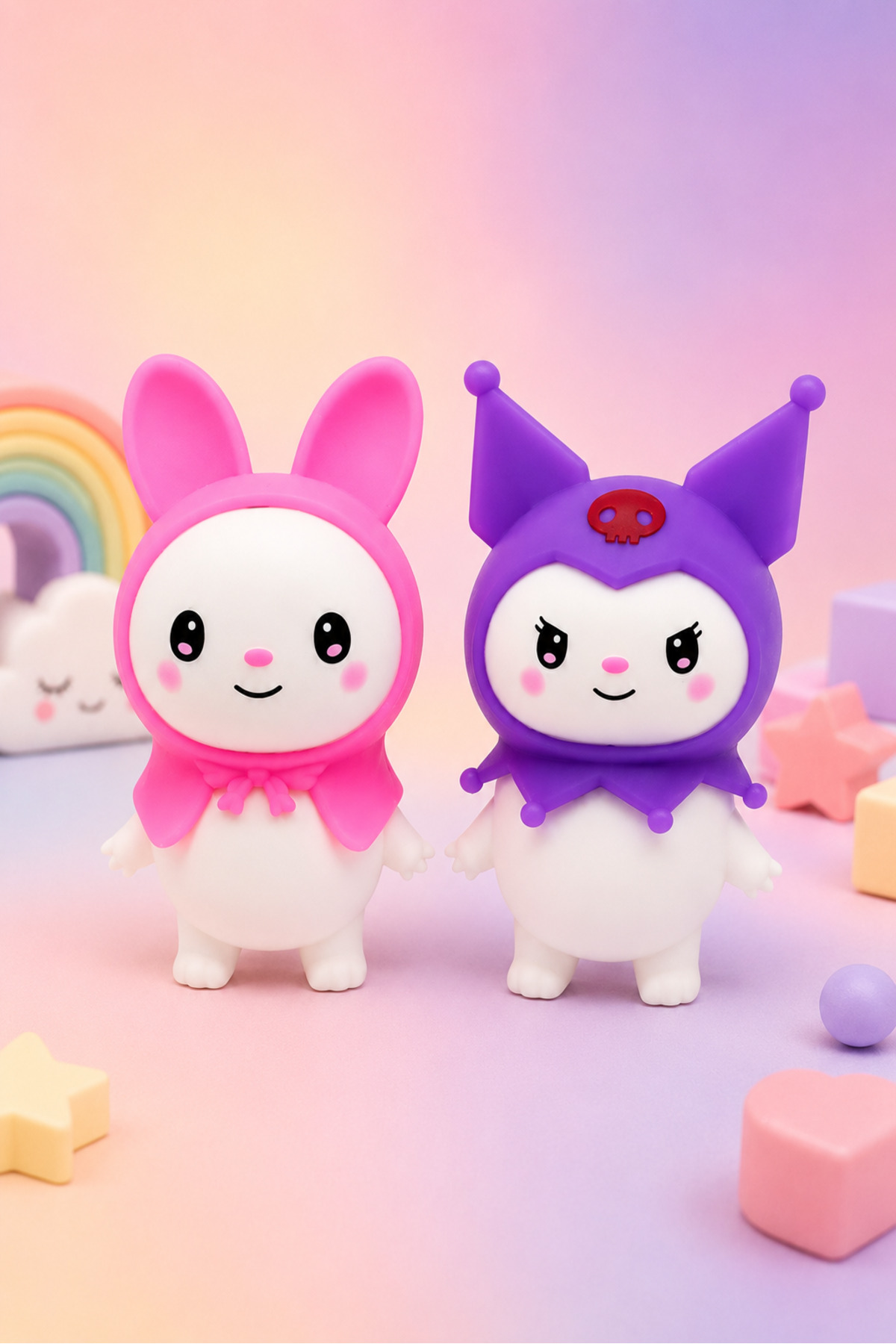 Sensory Chinese Dough Kawaii Squishy Toy 12cm Soft Squeezable Chinese Dough Fidget Toy Educational Toy (1pc)