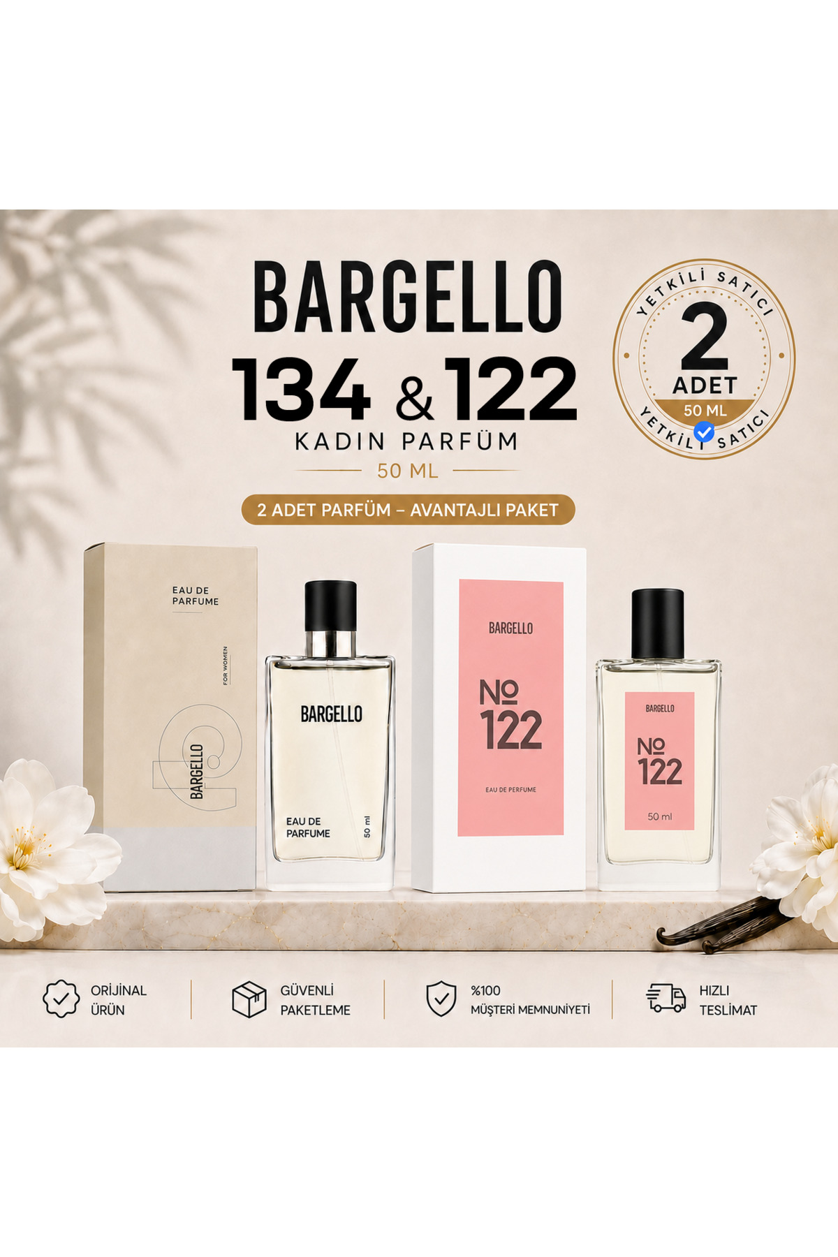 Bargello Kadın Parfüm Seti 122 Oriental 134 Oriental 50 ml Edp — 122134