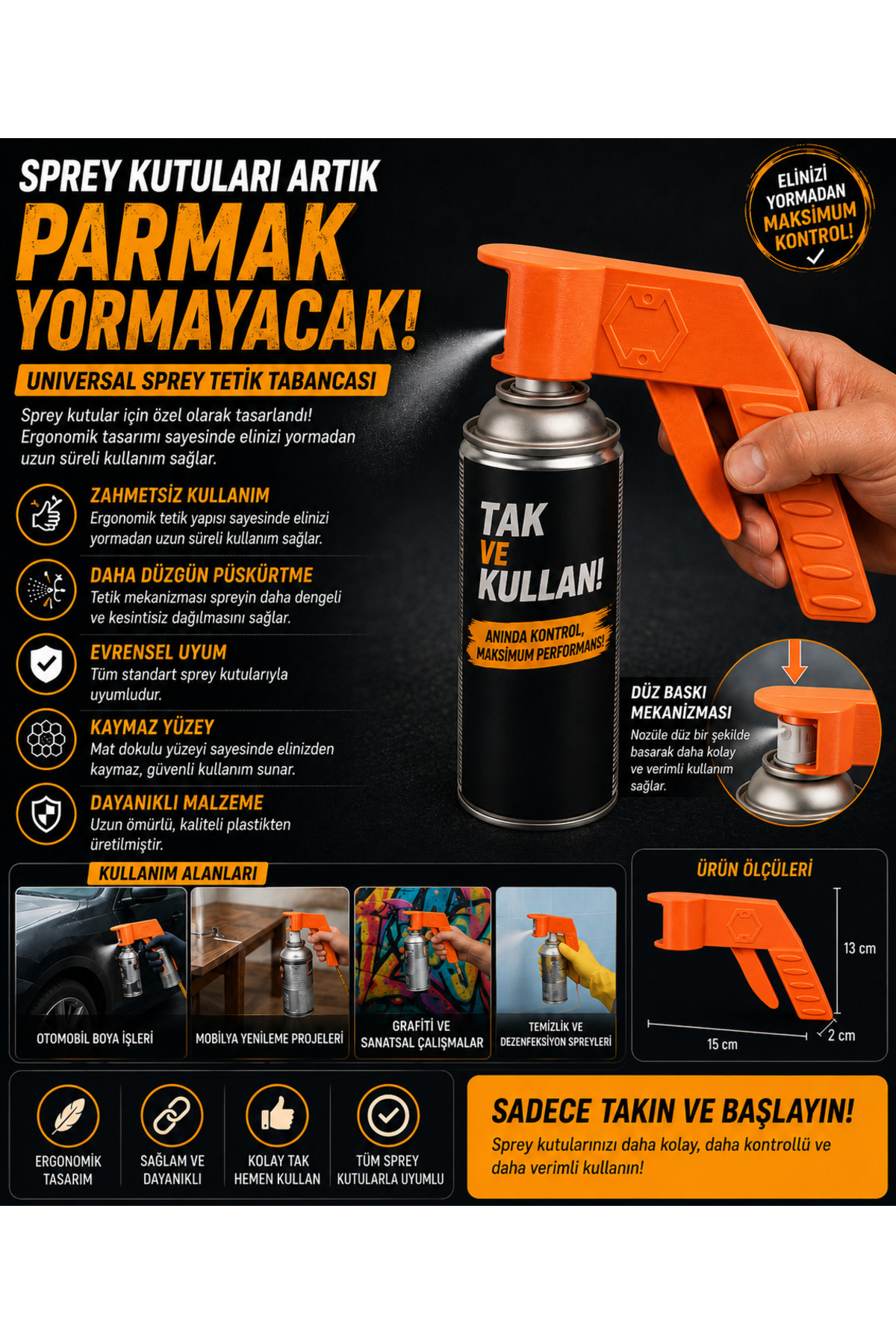 Universal Spray Gun Spray Apparatus for Paints, Varnishes and Sprays