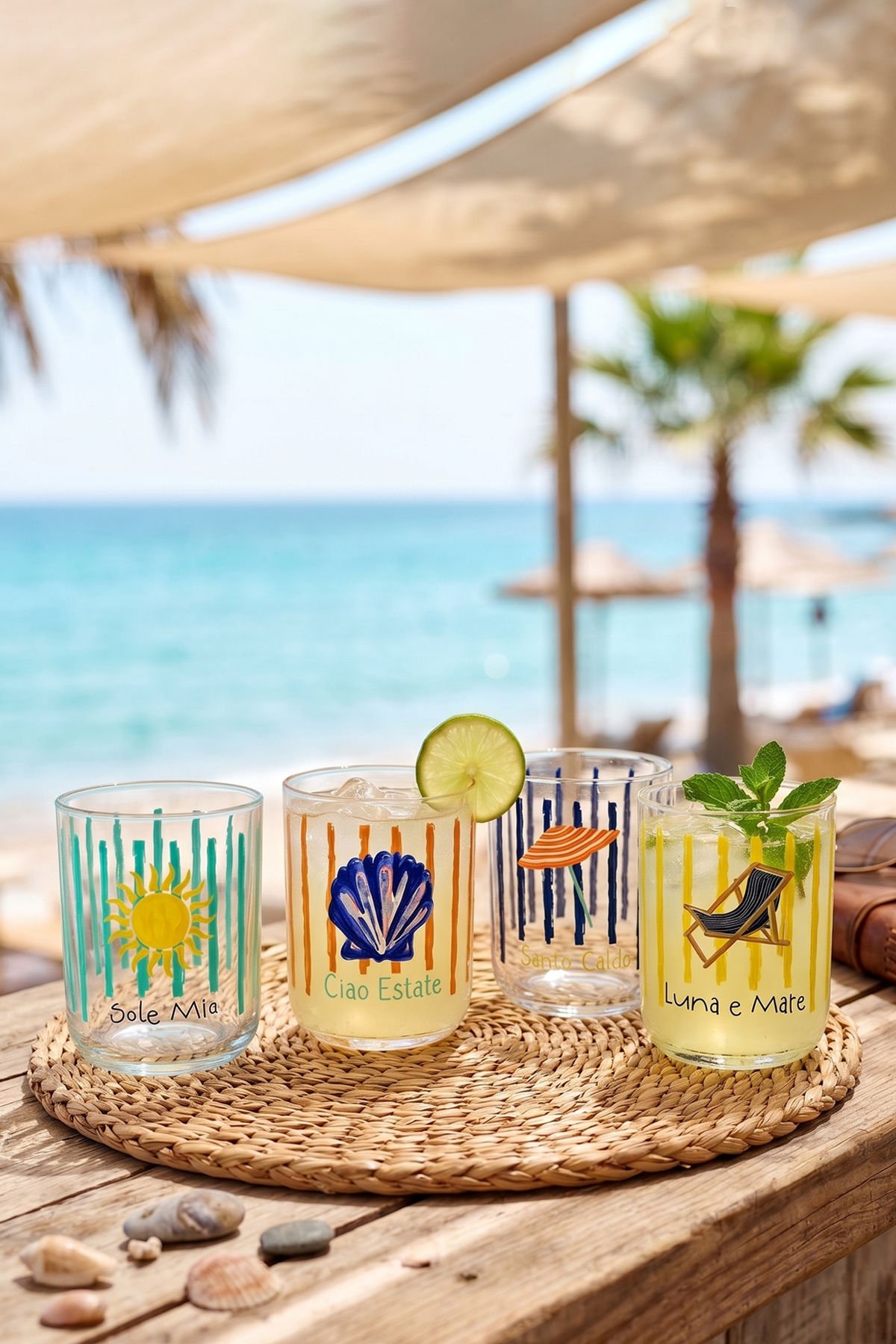 Amalfi 4-Piece Water Glass Set 350 cc