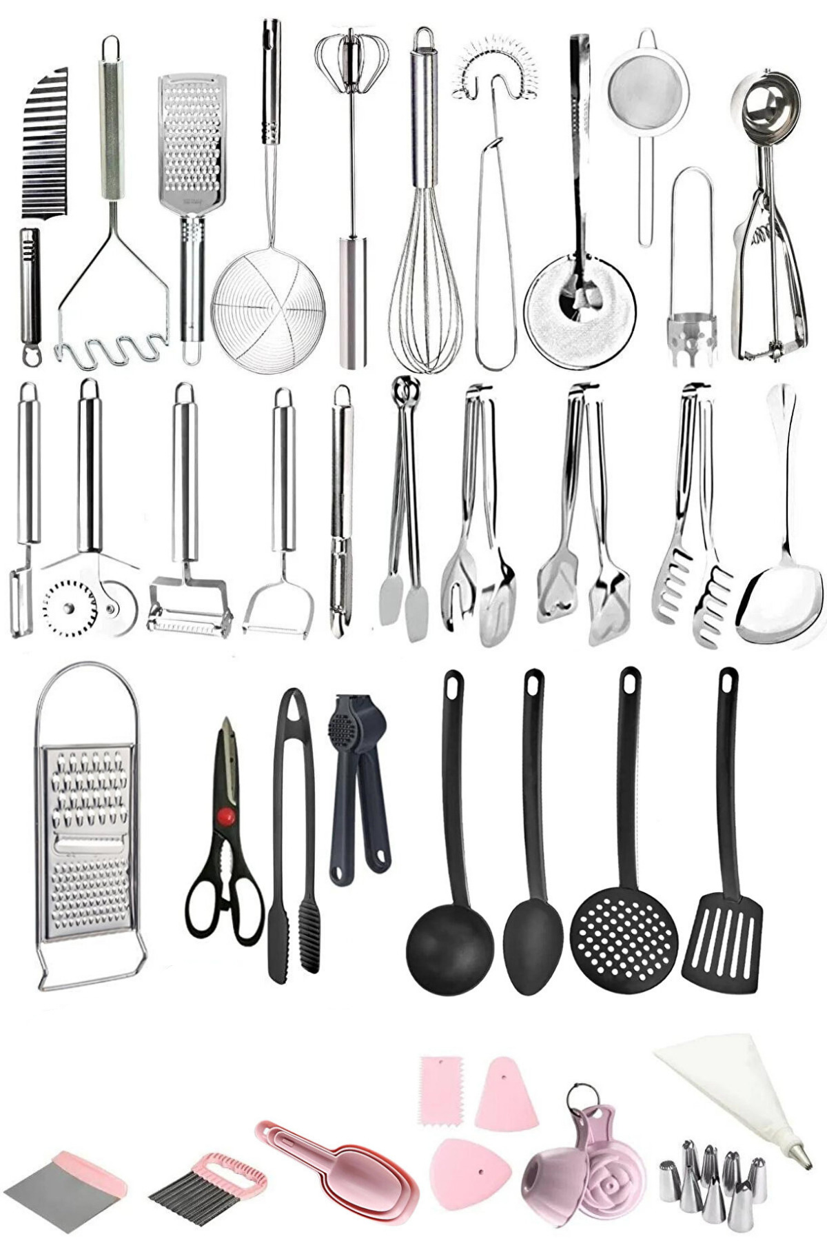 40 Piece Ladle Economic Kitchenware Cake Set Serving Tongs Set Dowry Set Kitchen Set