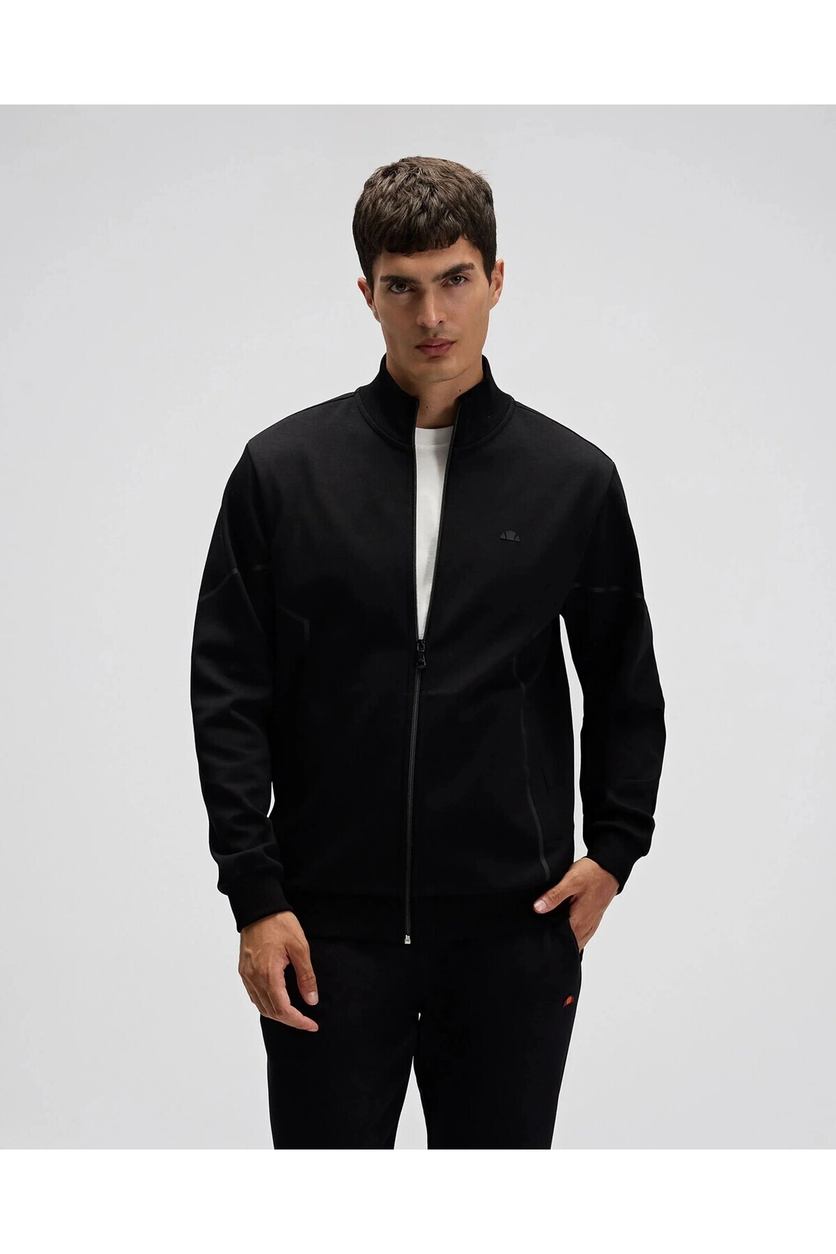 Ellesse Erkek Fermuarlı Sweat EM545-BK