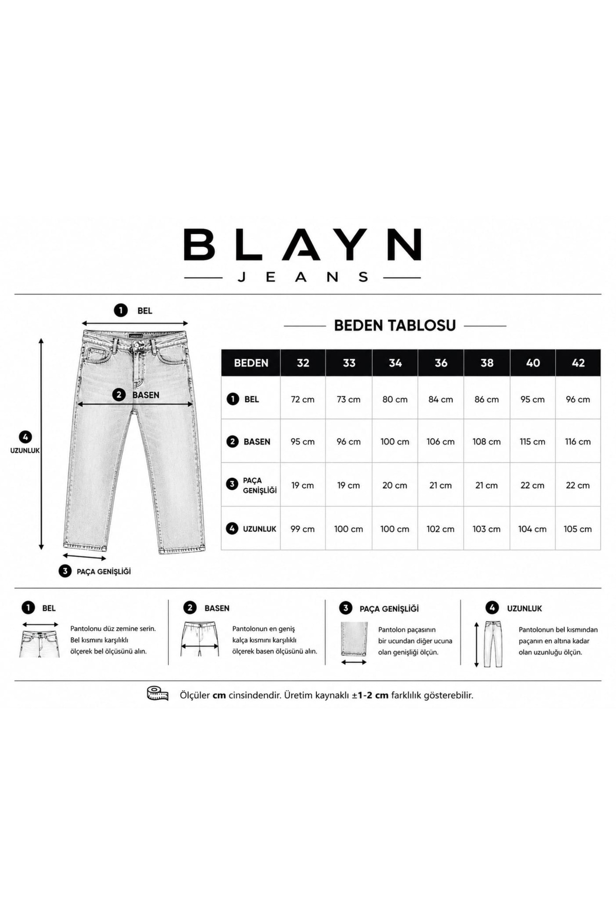 MYRAB DENİM Erkek Lacivert Regular Fit Rahat Kesim Denim Zift Mavi Jeans görsel 7