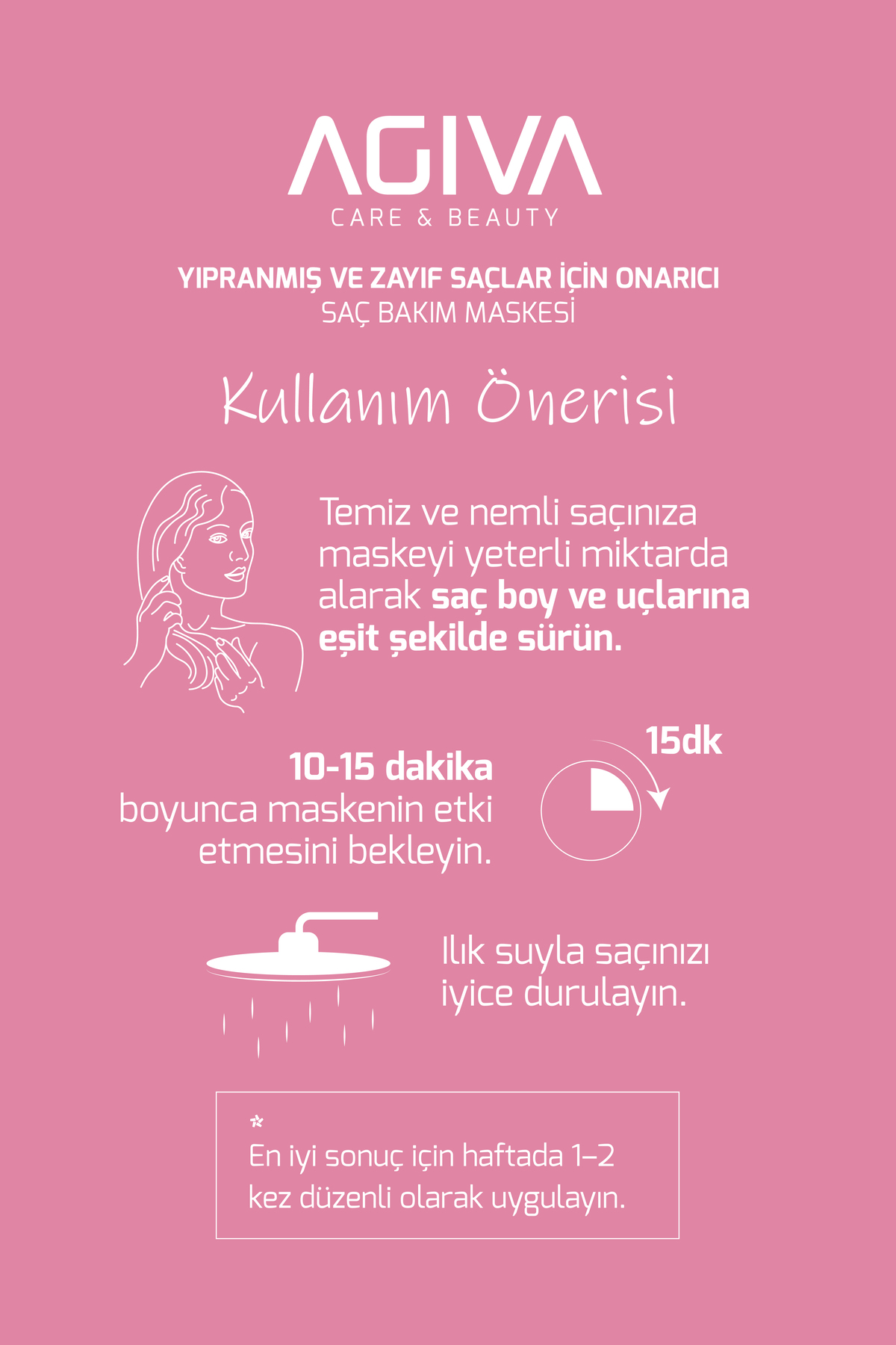 Ylang Ylang Liposomed C Zayıf ve Yıpranmış Saçlar İçin Yoğun Onarıcı Saç Bakım Maskesi 300 ml – Vegan — YLNGMASKE — تصویر 4 از 6