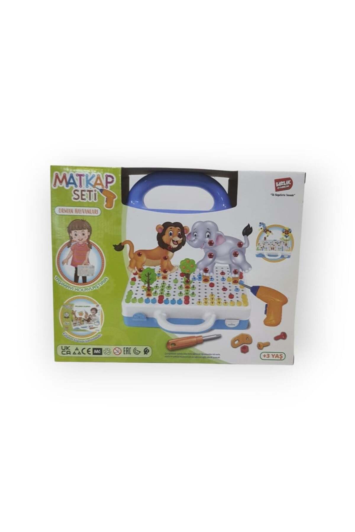 Erka 3D CREATİVE BUİLD SET ORMAN HAYVANLARI 3D PUZZLE STEM OYUN