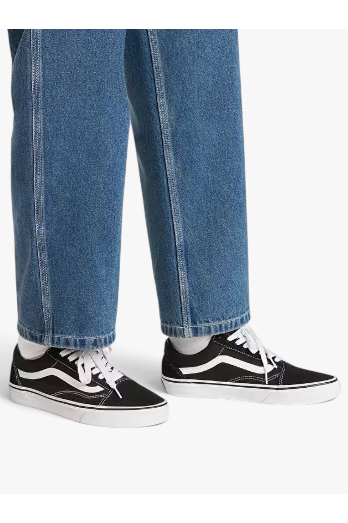 Vans Old Skool VN000D3HY281 Siyah Günlük Sneaker Ayakkabı görsel 5