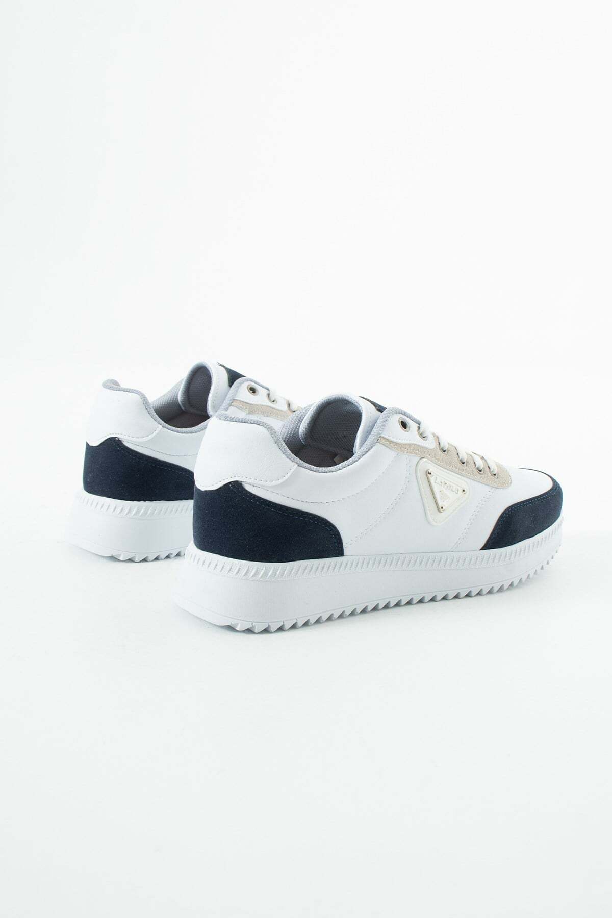 L.A Polo Beyaz Lacivert Erkek Sneaker görsel 8