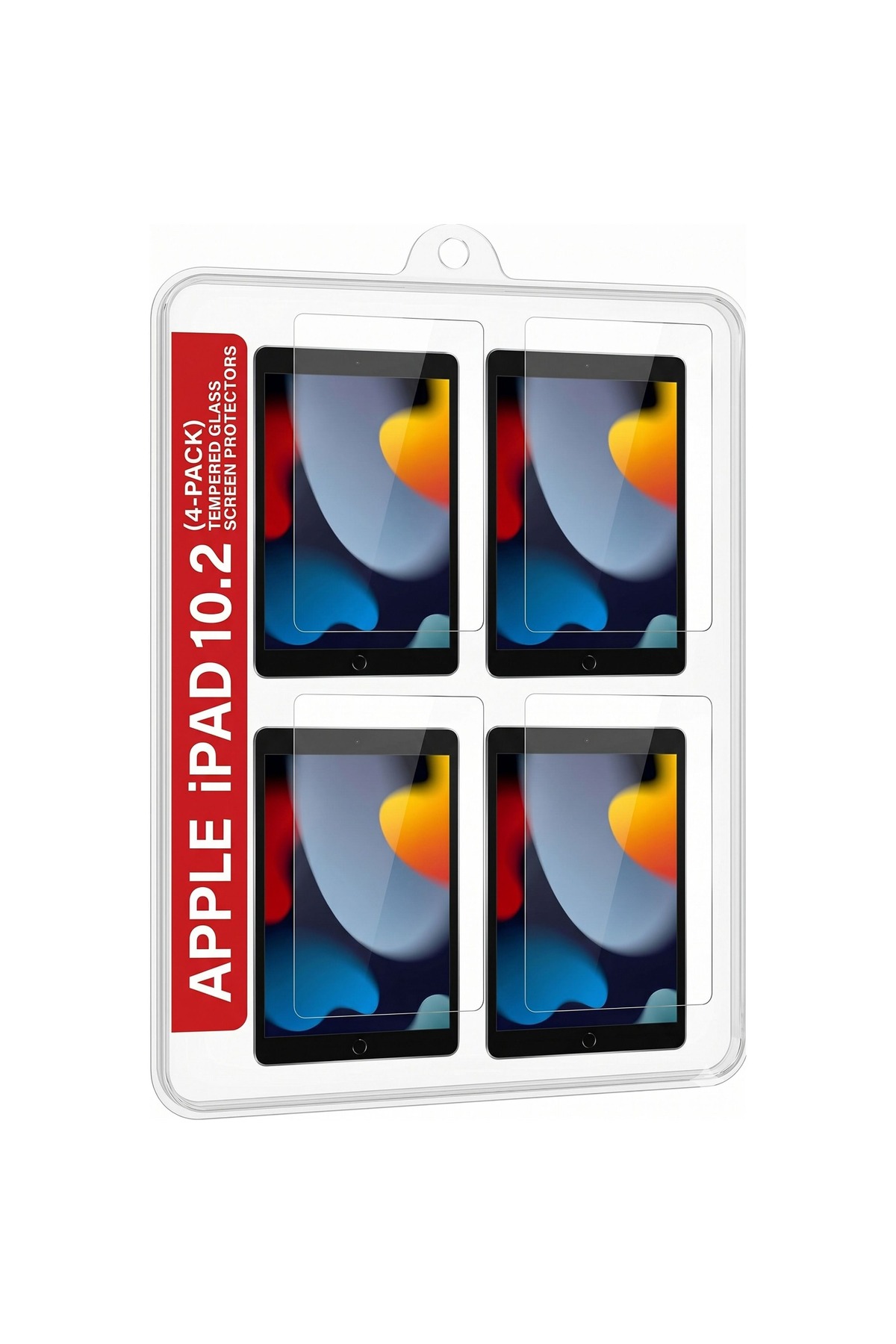 Screen Protector for iPad 10.2 Inch 9th / 8th / 7th Generation 2021/2020 / 2019, 9H Tempered Glass Screen Protector Film - Clear, SS235778987,