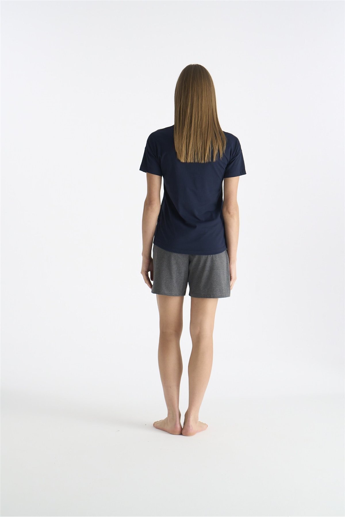 ست پیژامه و لباس خواب زنانه یقه گرد | یو اس پولو U.S. Polo Assn. PL-20194-CAG TR - تصویر 3