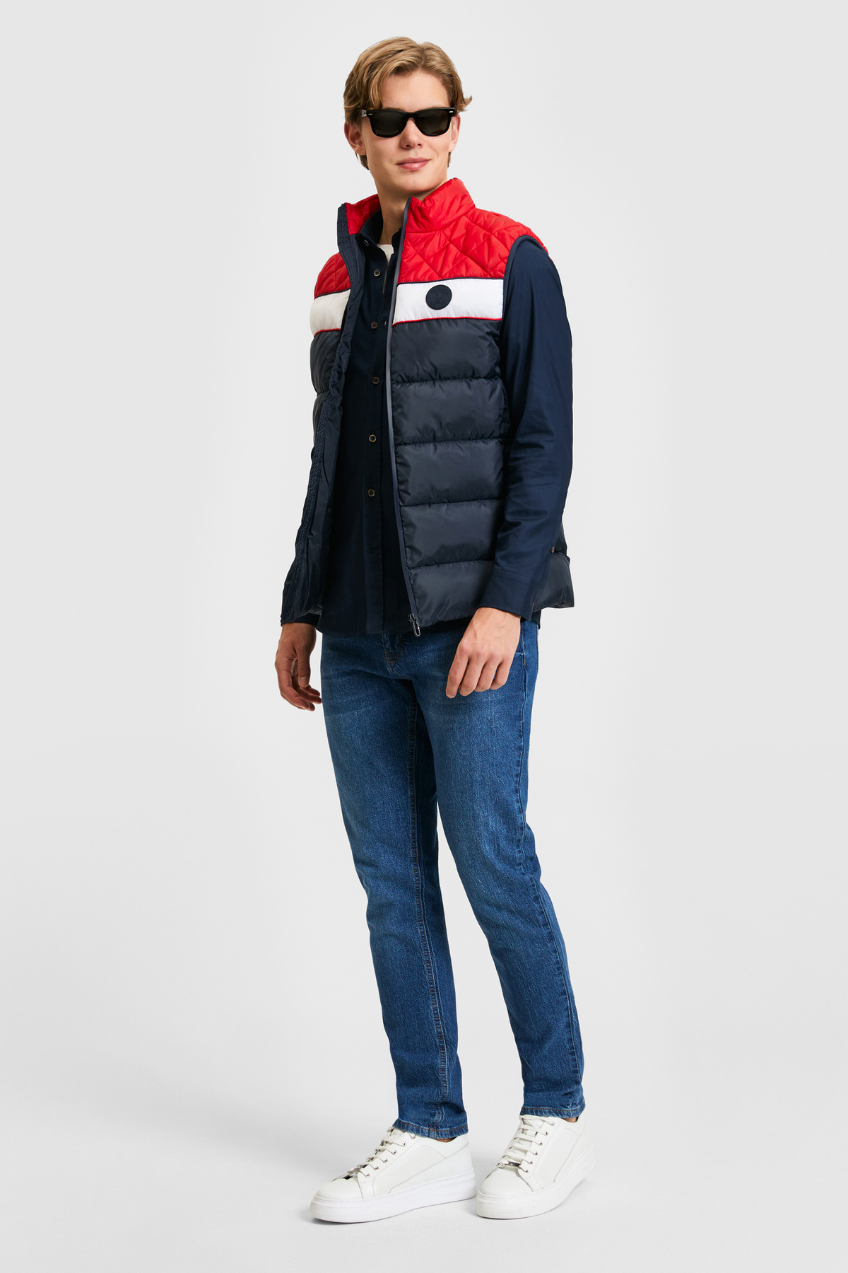 U.S. Polo Assn. Erkek Lacivert Yelek 50318835-VR033 görsel 4