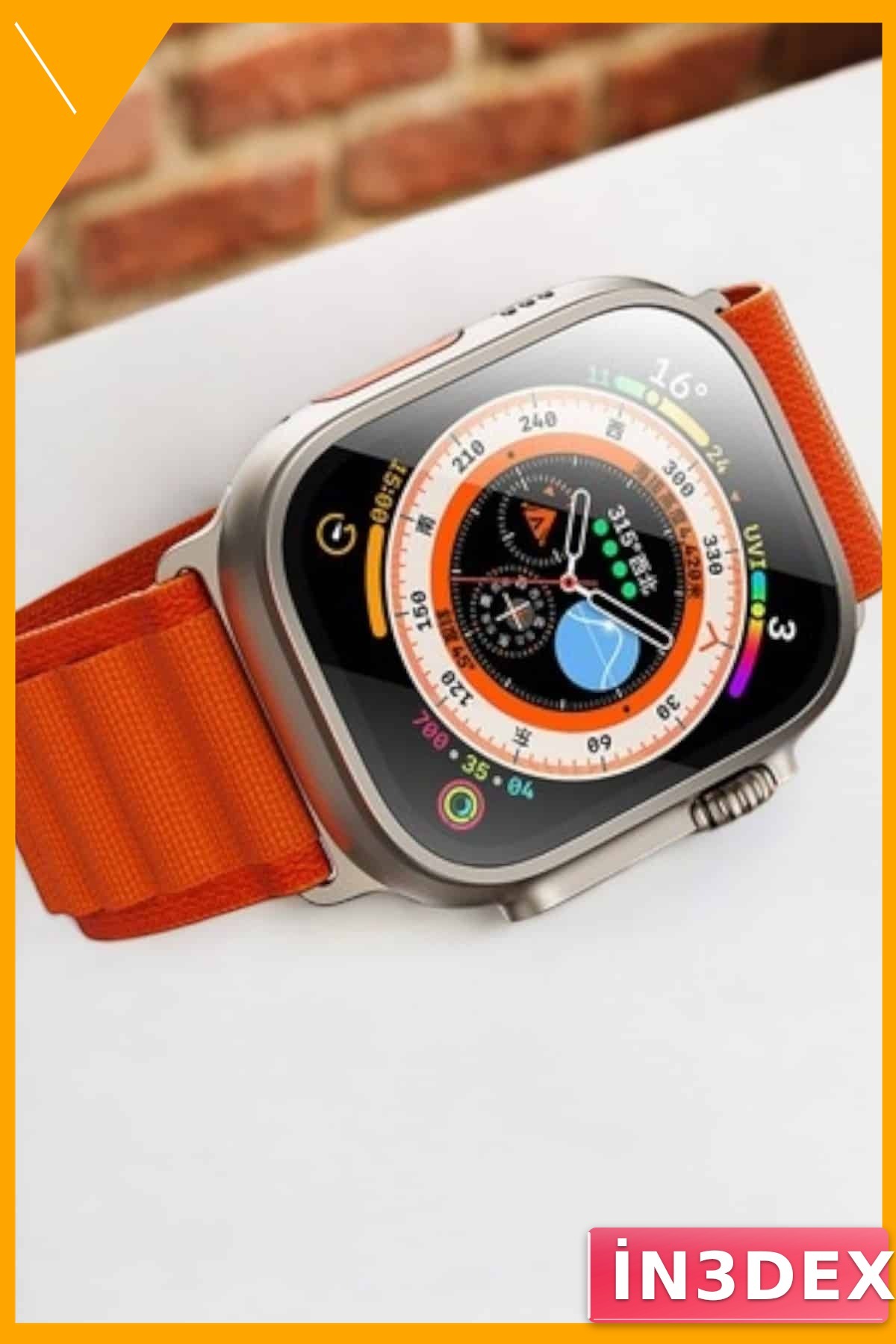 49MM Dokunmatik Ekranlı Akıllı Saat Bluetooth Spor ve Sağlık Takibi