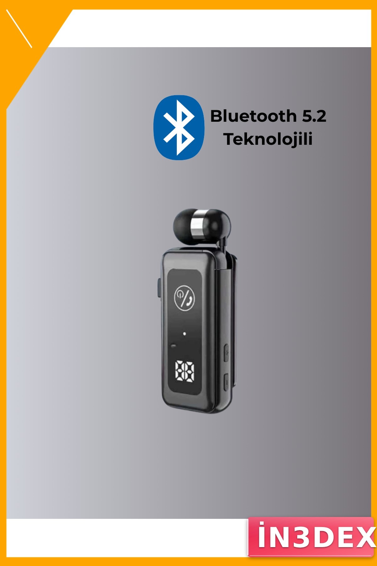 Bluetooth 5.2 Kulaklık Hafıza Kartı Destekli Çift Cihaz Bağlantılı