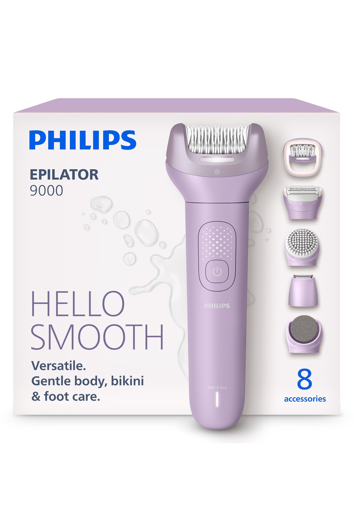 Philips 9000 Serisi BRE728/05 Kablosuz Islak Kuru Epilatör