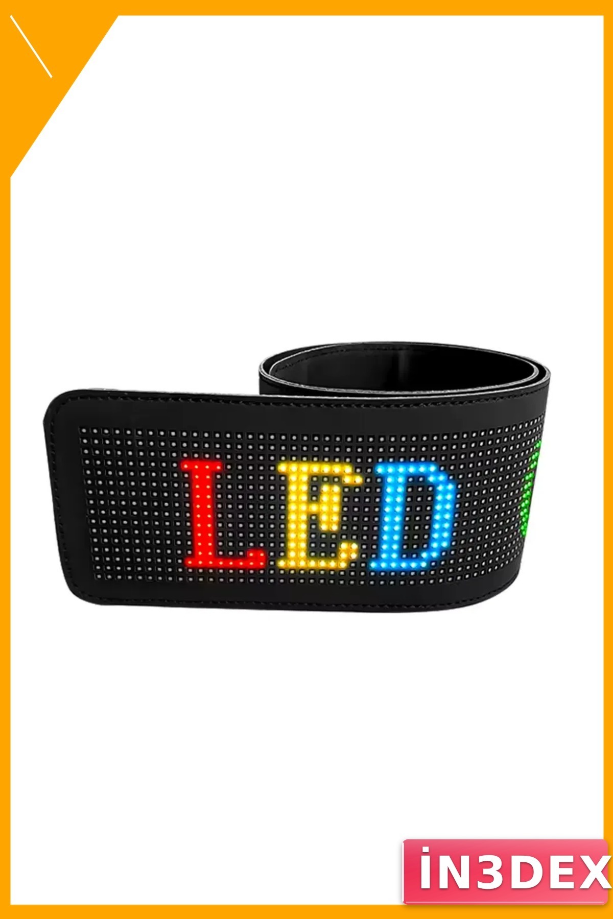 LED Matrix Panel 60cm 16x96 Piksel Bluetooth RGB Kayan Yazı Ekranı