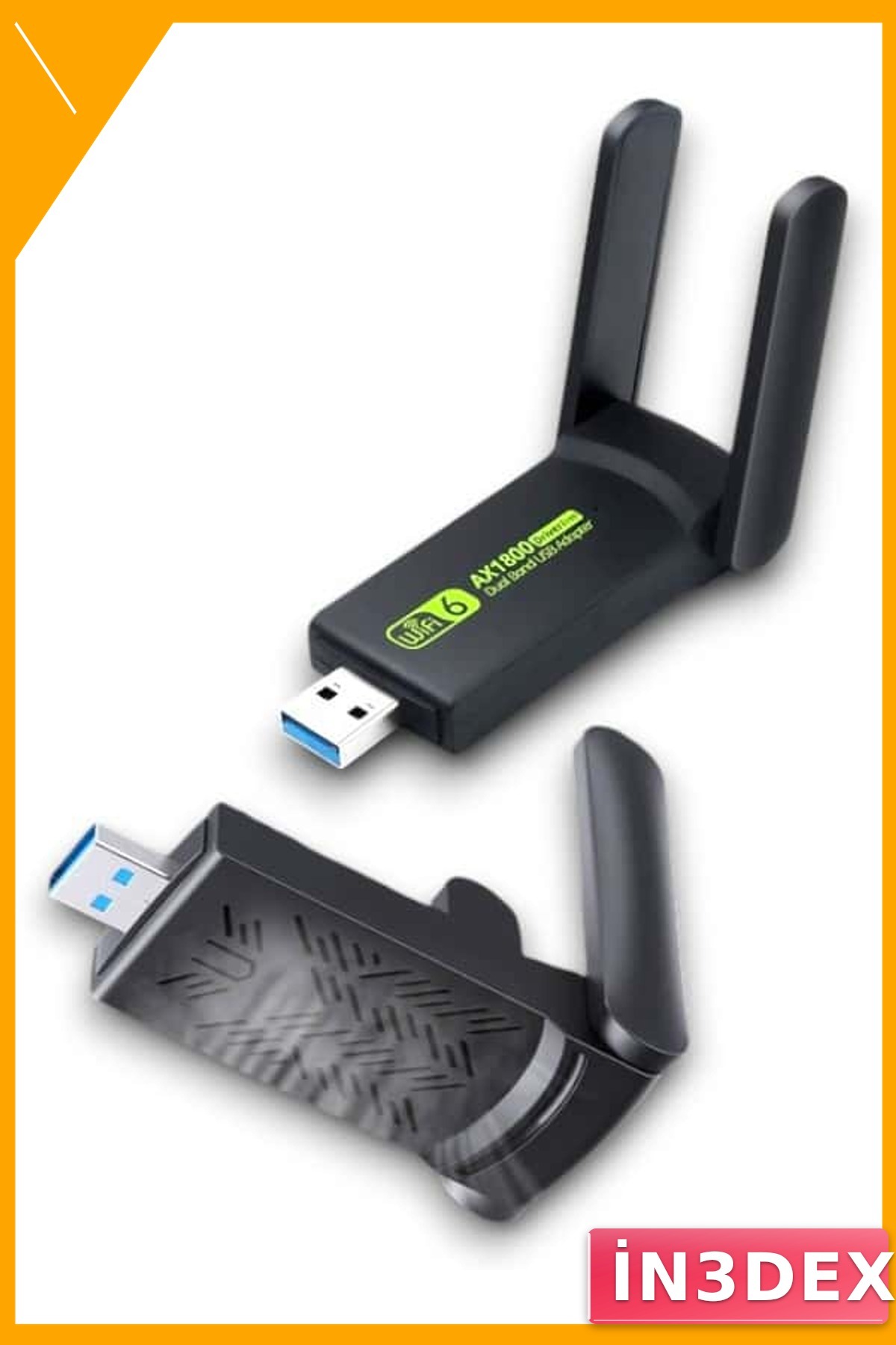 Çift Bant USB 3.0 WiFi Adaptör 1200Mbps Kablosuz Ağ Alıcısı