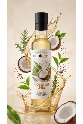 nubiterra Coconut Mix Bitkisel Karışım 250 ml | Hindistan Cevizi, Yeşil Çay, ...