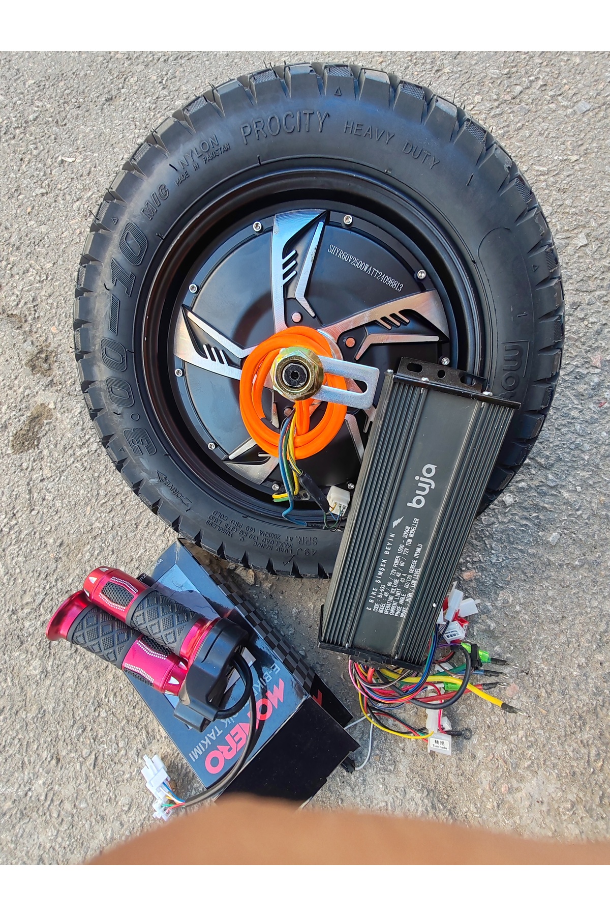 buja 48-84V uyumlu 2500watt EBİKE arka motor seti - Fiyatı