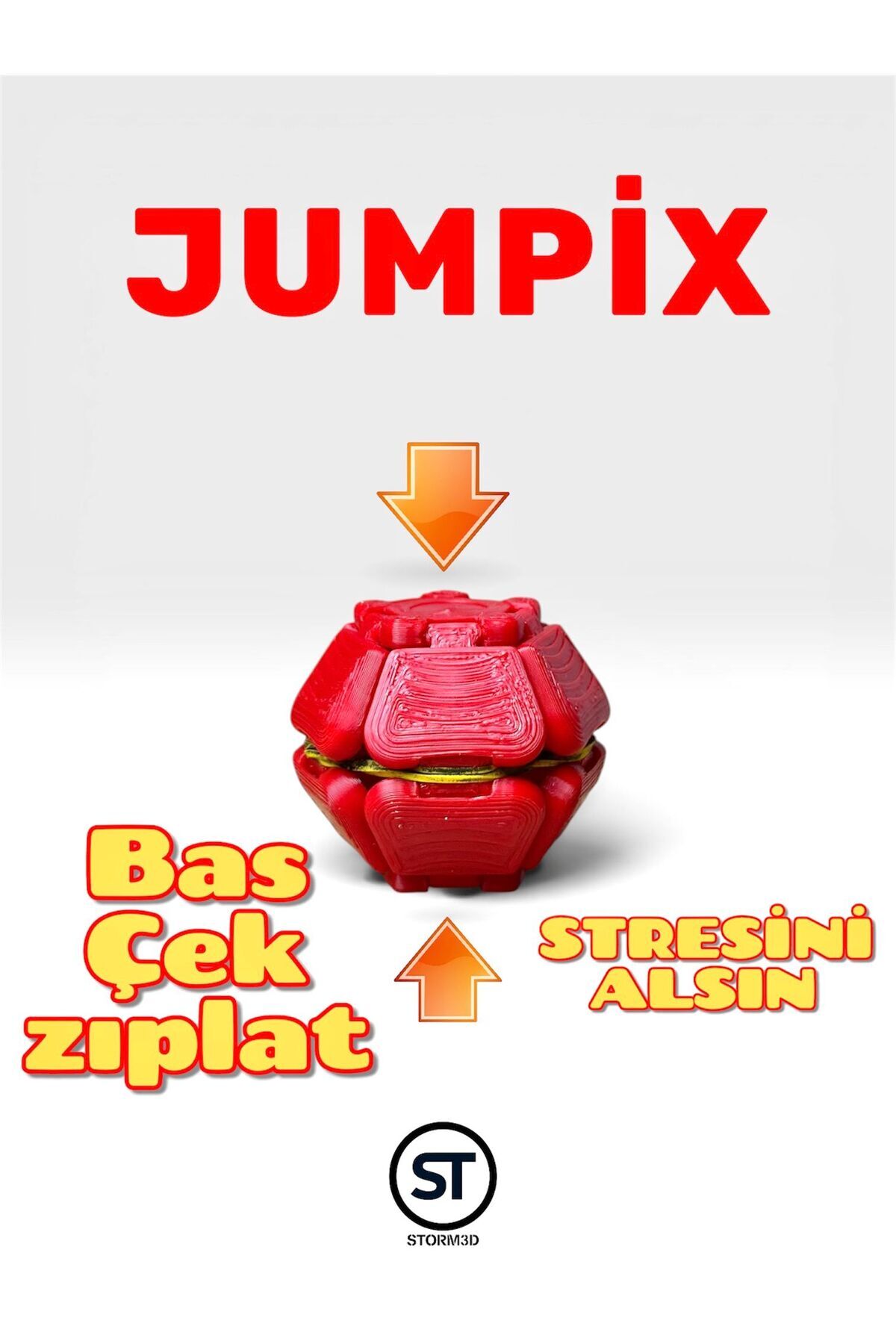 Storm3D JUMPİX/HOPLAÇ/STRES OYUNCAĞI/BAS ÇEK ZIPLAT - Fiyatı