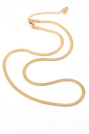 ÖZÇTAKI 316 L Paslanmaz Çelik - Antialerjik - Kararmaz Gold-Gümüş 45cm İtalya...