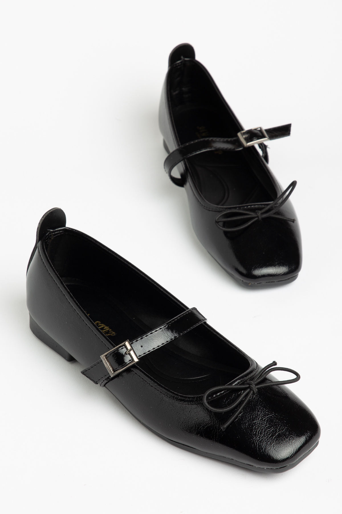 BRENDON KNOT DETAILED COMFORT ORTHOPEDIC SOLE WOMEN FLAT SHOES
