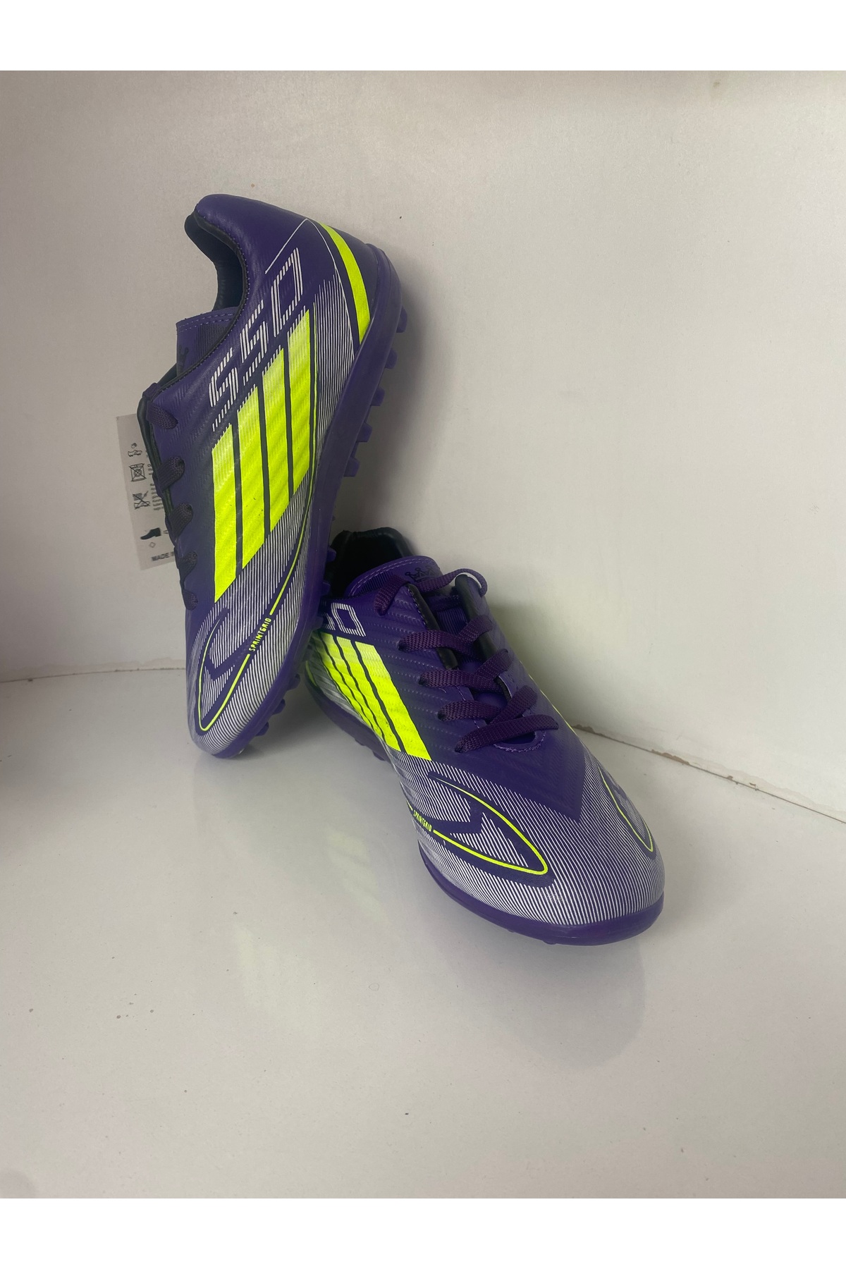 SPORTAÇ kaydırmaz tabanlı futsal çorapsız halı saha ayakkabısı görsel 3