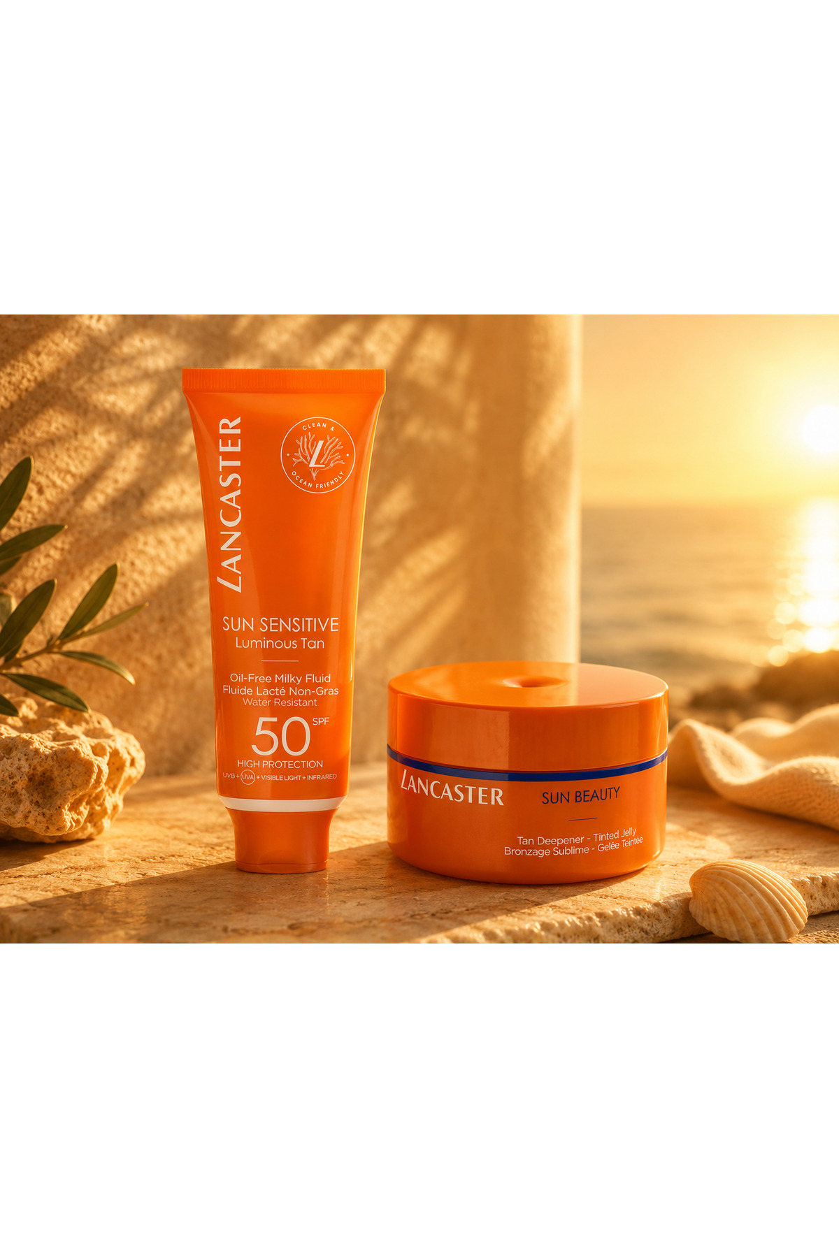 Kalıcı Bronzluk Sağlayan Sun Sensitive Oil-free Milky Fluid Spf50 50ml & Tan Deepener Tinted Jelly 200ml — 675967846354