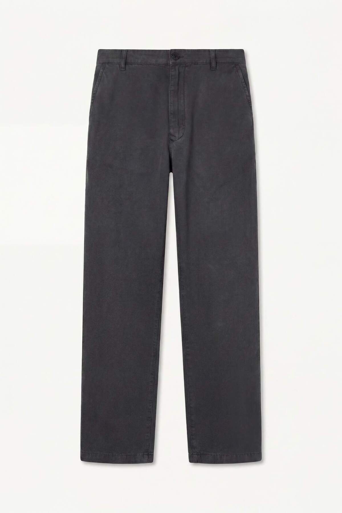 Nefes Alabilir Relax Fit Yıkanmış Efektli Pantolon H5899AX26SM — خاکستری — تصویر 7 از 7