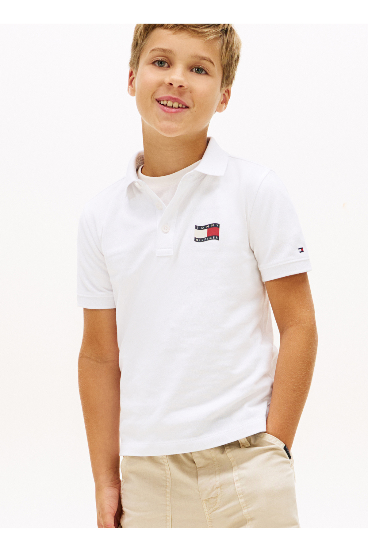 پولوشرت پسرانه یقه پلو | تامی هیلفیگر Tommy Hilfiger 5003345734 BD - تصویر 5