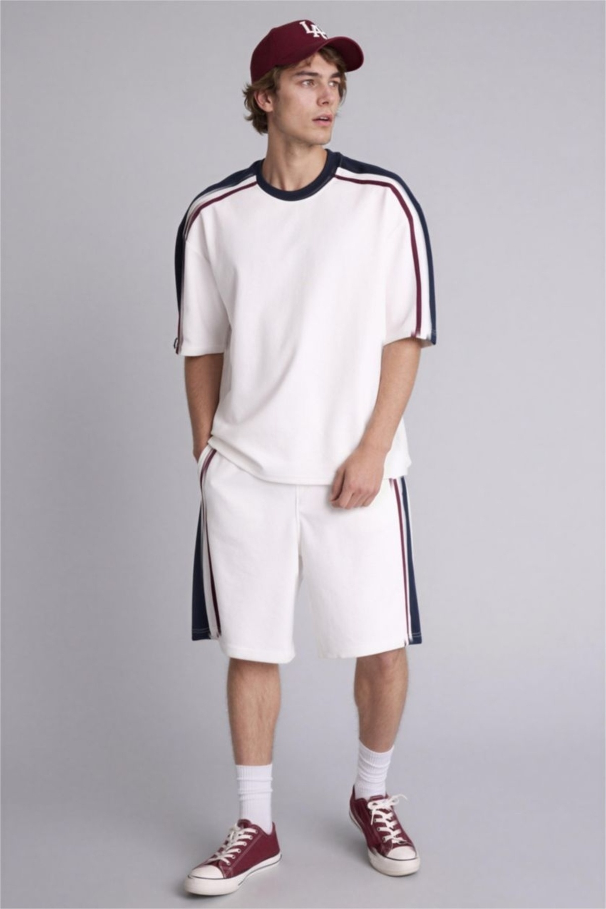 DeFacto BAGGY FIT Beli Lastikli Şort G4186AX26SM